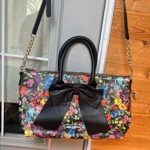 Karl Lagerfeld Black Shoulder Bag with Chain Strap